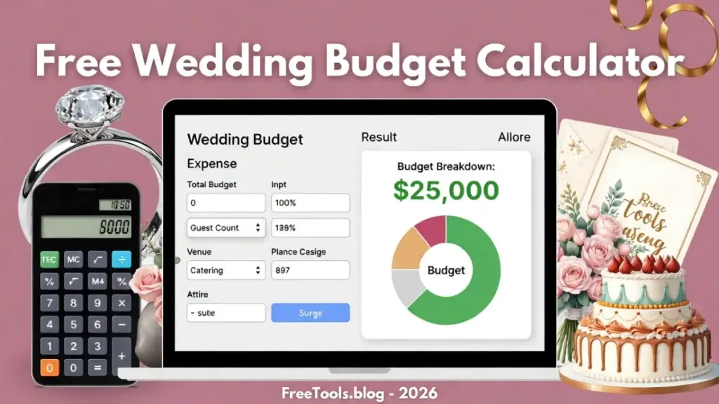 Wedding Budget Calculator. freetools.blog